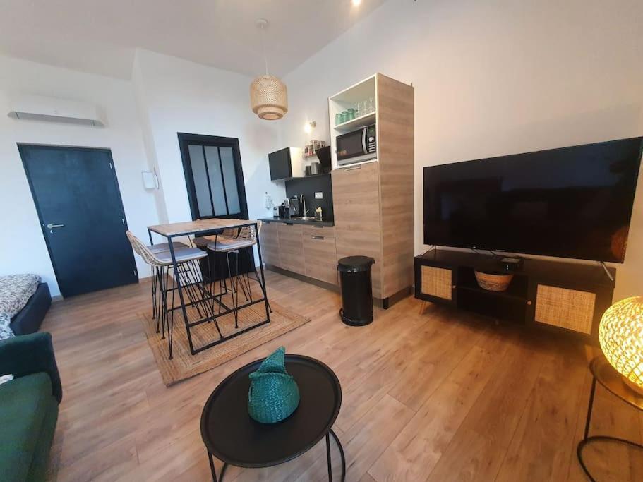 -Garrigue- Face A La Cite Medievale Studio Terrasse Classe 4☆ Καρκασόν Εξωτερικό φωτογραφία